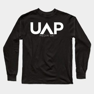 UAP Media UK Logo (White) Long Sleeve T-Shirt